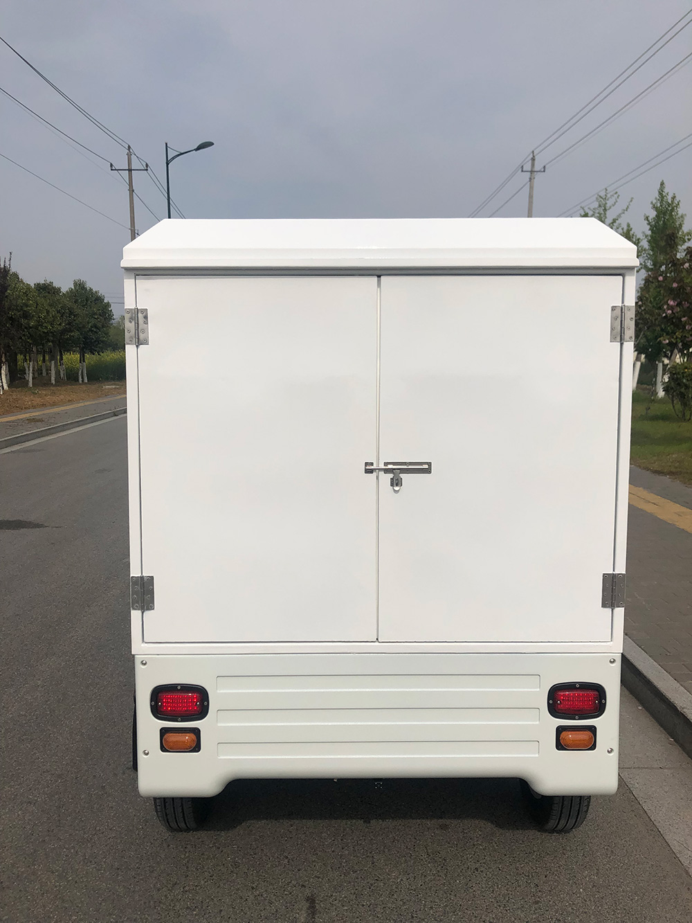 Two seater mini box truck