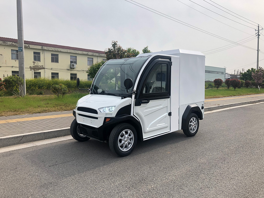 Two seater mini box truck