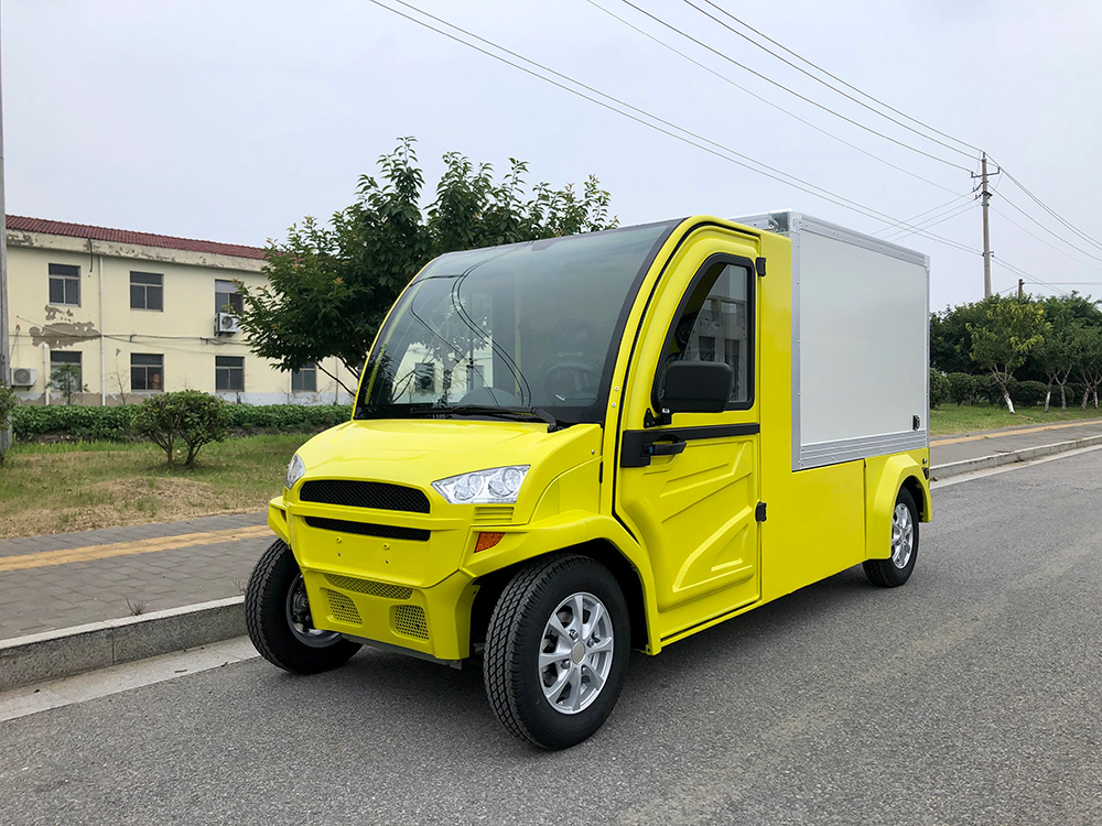 Two mini insulated trucks